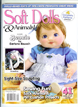 My Sock Creature article is published in "Soft Dolls & Animals" magazine