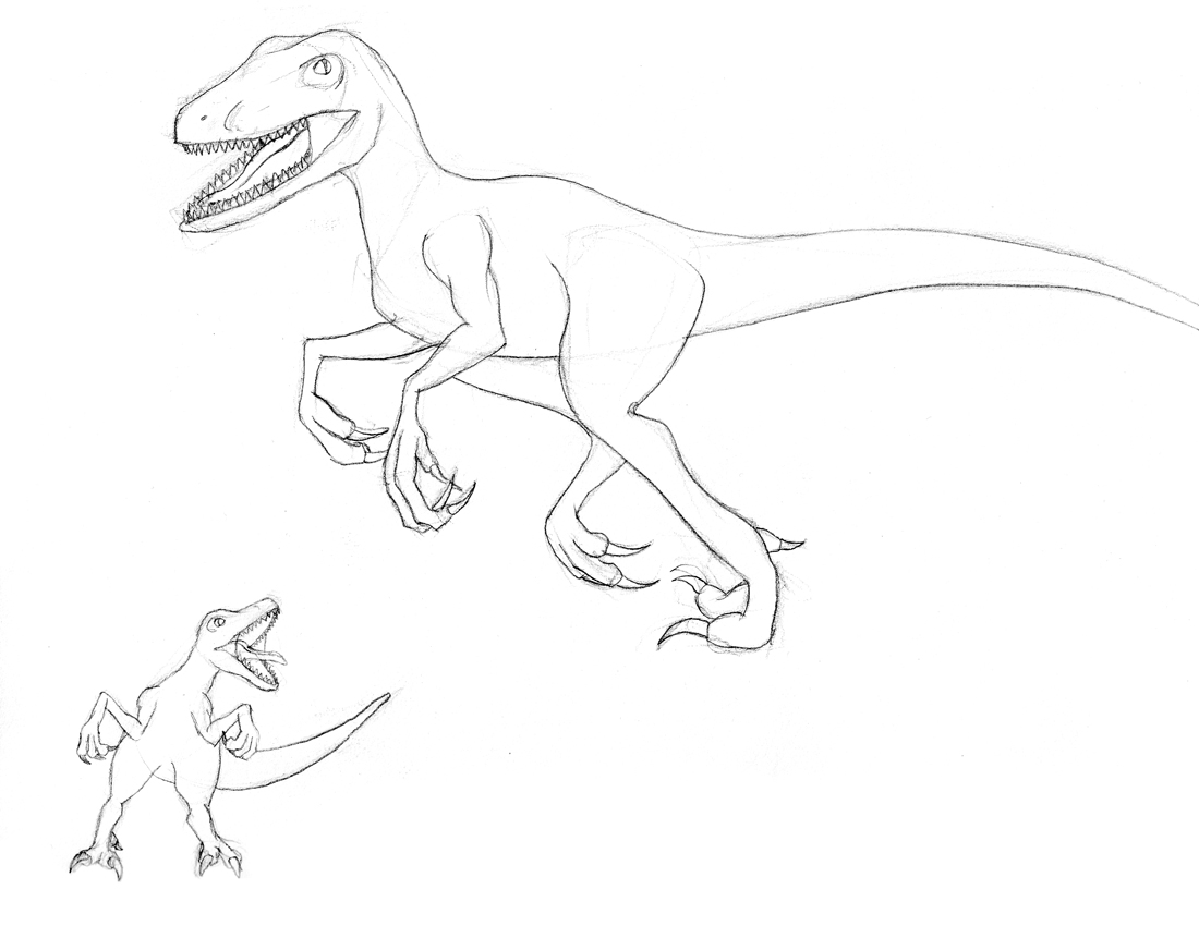 Как нарисовать индораптора видео