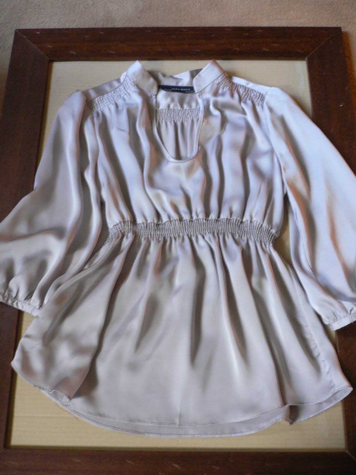Le Dressing de Madame CoCo: Blouse ZARA Argent
