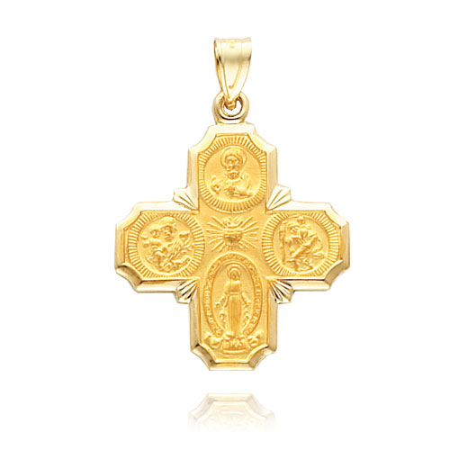 14K Gold Four-Way Medal