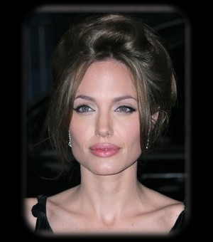 Angelina Jolie updo hairstyles 2013