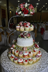 garden english cakes cake cupcakes stand