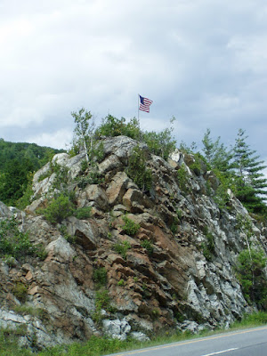Flag Rock in the Median Strip