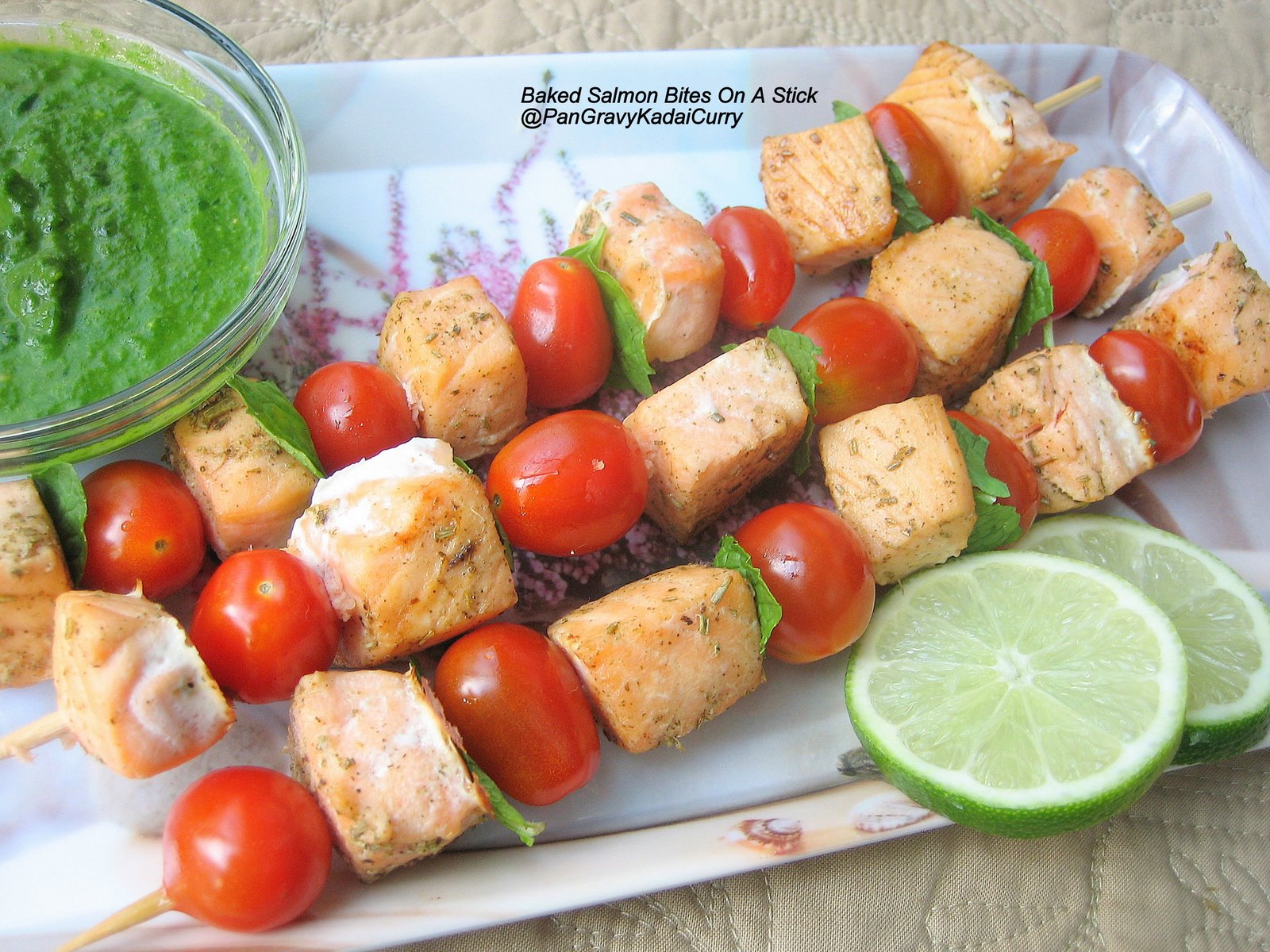 Pan Gravy Kadai Curry ReviewAndARecipeBaked Salmon Bites with Ariosto