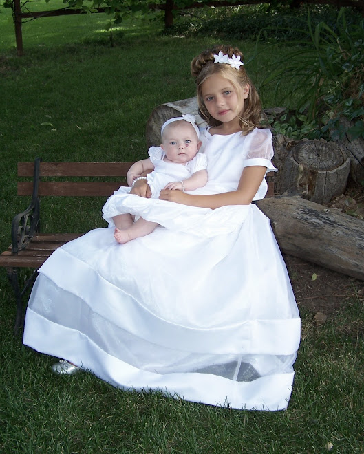 Blessing and Baptism: Two white dresses in one year!