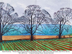 hockney david thixendale trees three artist landscapes landscape challenge apc palette vliegden simple paintings some impressions 2007 natural lopen landschap