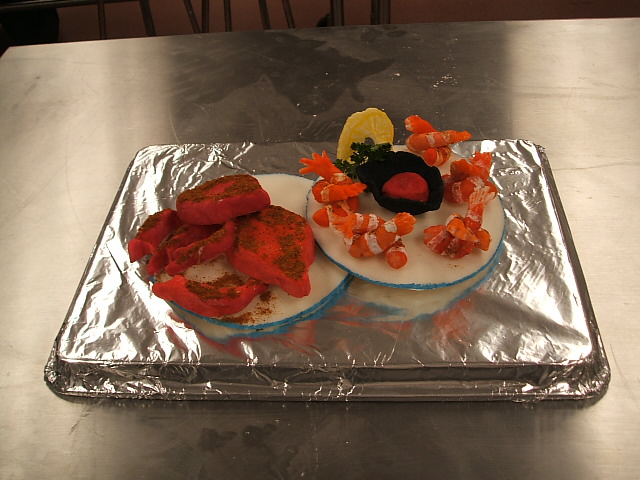 Salt Dough Seafood Show piece