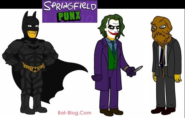 BAT - BLOG : BATMAN TOYS and COLLECTIBLES: Springfield Punx: THE DARK  KNIGHT Simpsons-Style