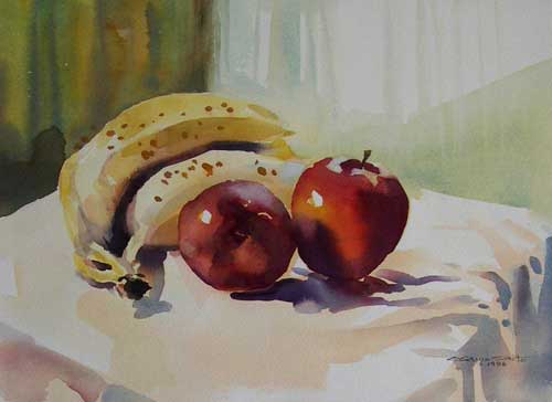Watercolor By Osamu Still Life