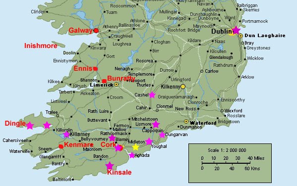 Across the World in 365 days 11 7 10 - Ireland Map