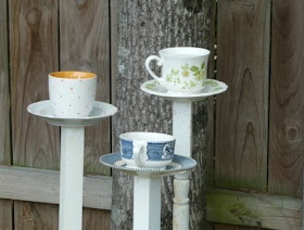 Tea Cup Bird Feeder