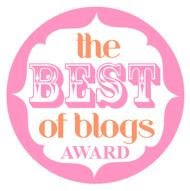 THE BEST OF BLOGS AWARD