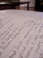 Handwriting. Pic: xetark