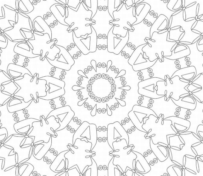 kaleidoscope activity coloring pages - photo #41