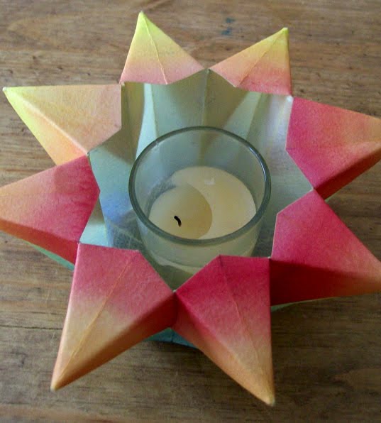 Folded Paper Star Lanterns And More Paper Ornaments
