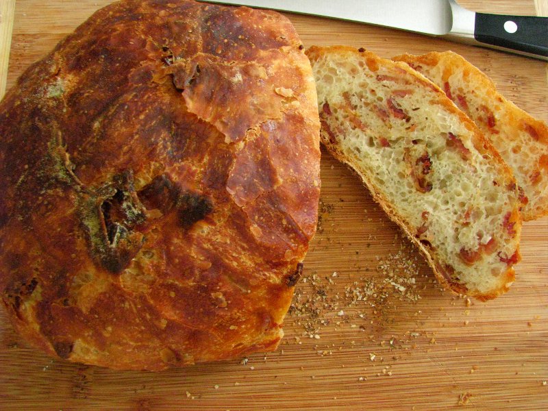 CakeWalk The Lahey Project Bacon (Pancetta) Bread.