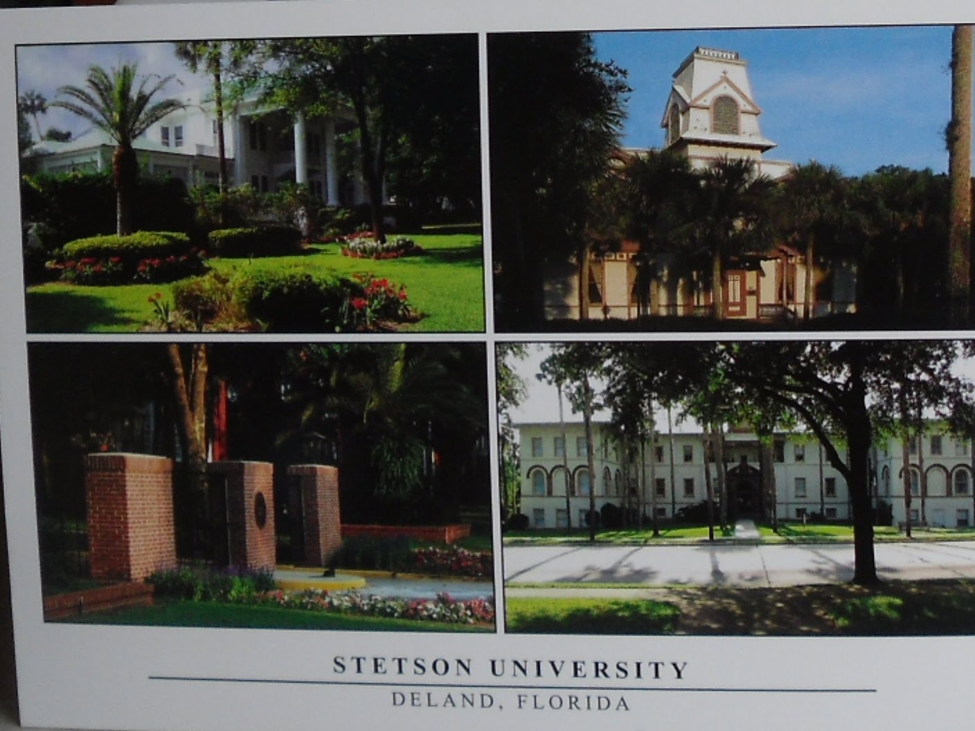 Postcards for Sam Stetson University, Deland FL