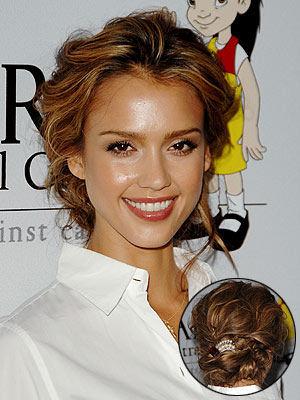 graduation hairstyles for long hair. jessica alba hairstyles in