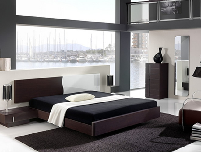 simplicity of contemporary bedroom design