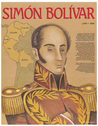 Simon Bolivar padre de la patria..