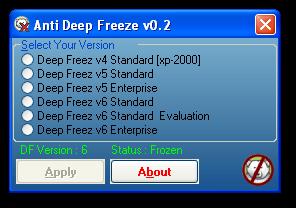 Anti Deep Freeze For Version 8