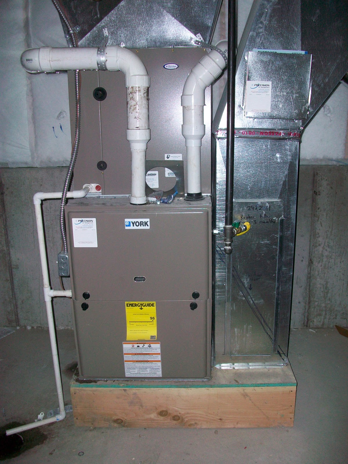 Precision Air Management Homes New Home 96 Variable Speed two zone