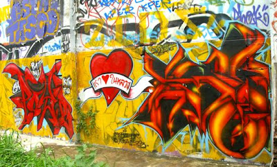 Graffiti Heart,graffiti art