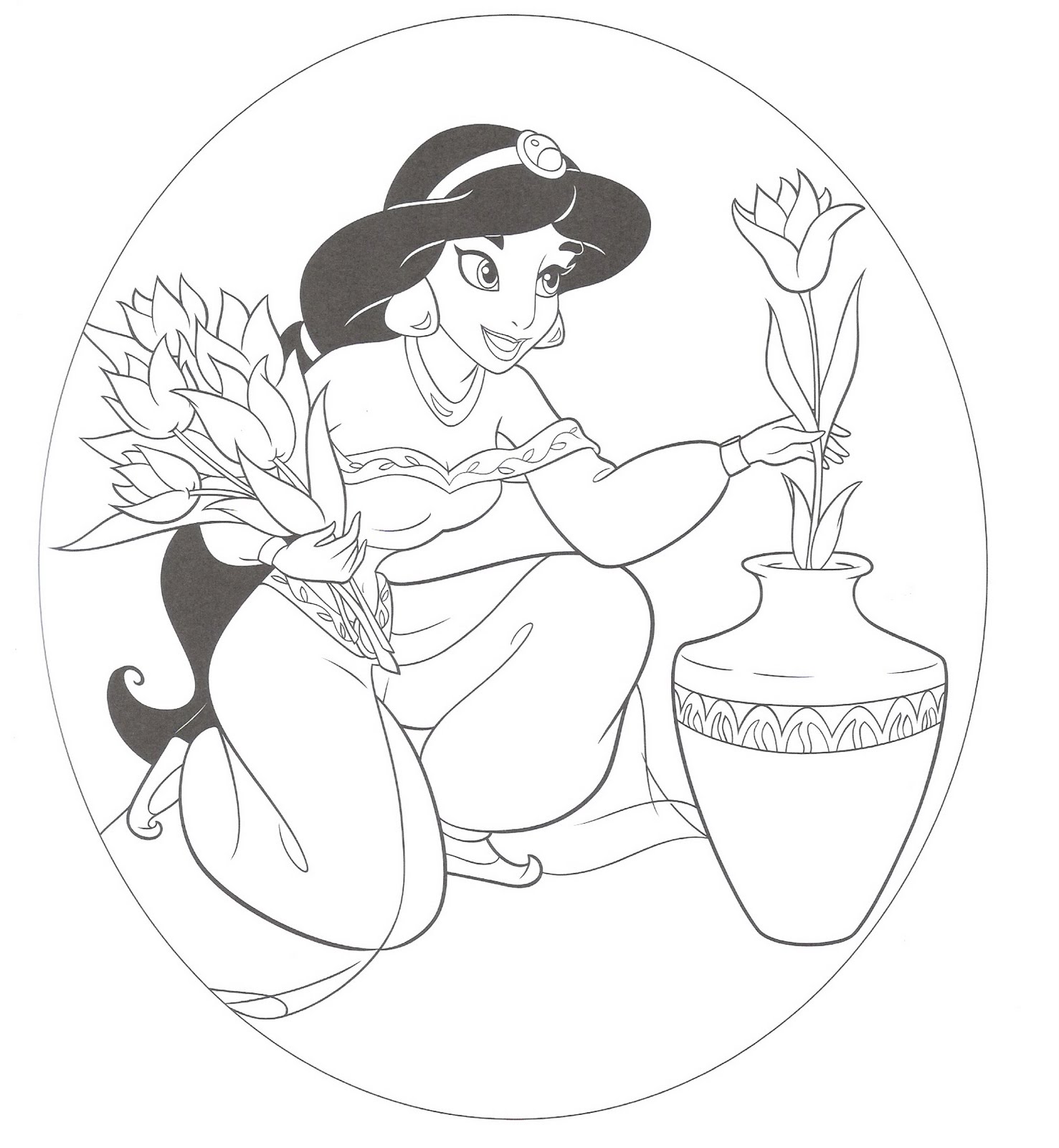 Jarvis Varnado: Disney Jasmine Princess Coloring Pages 