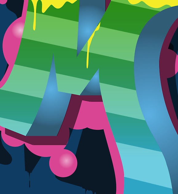 Graffiti Soul 3d Graffiti Alphabet Bubble Letters Green