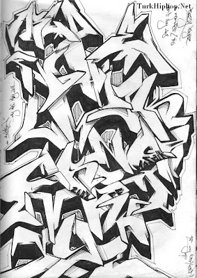 Graffiti Harfleri,Alphabet Graffiti, Graffiti Alphabet