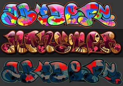 Graffiti Alphabet Bubble,Graffiti Letters