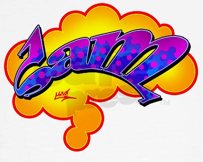 Graffiti Names Letter Bubble Sam