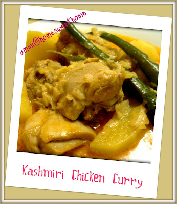 Home Sweet Home: Kashmiri Chicken Curry