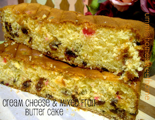Home Sweet Home: Cream Cheese & Mixed Fruit Butter Cake