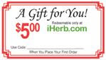 Get $5 Off Your First Order at iHerb
