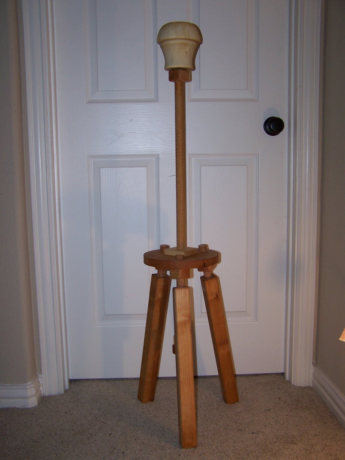 The Golden Glue Gun Puppet Holder