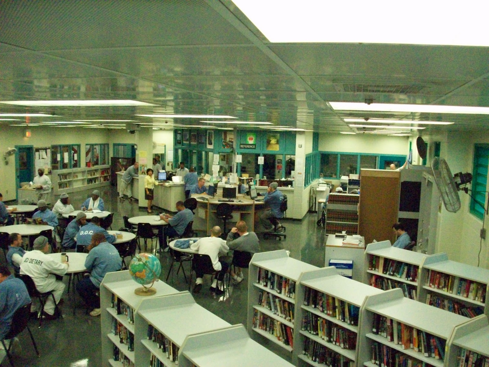 prison librarian Library Snapshot Day