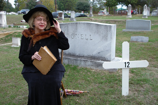 Cora Lou Robinson Playing A Part In The Minden Cemetery Ghost Walk