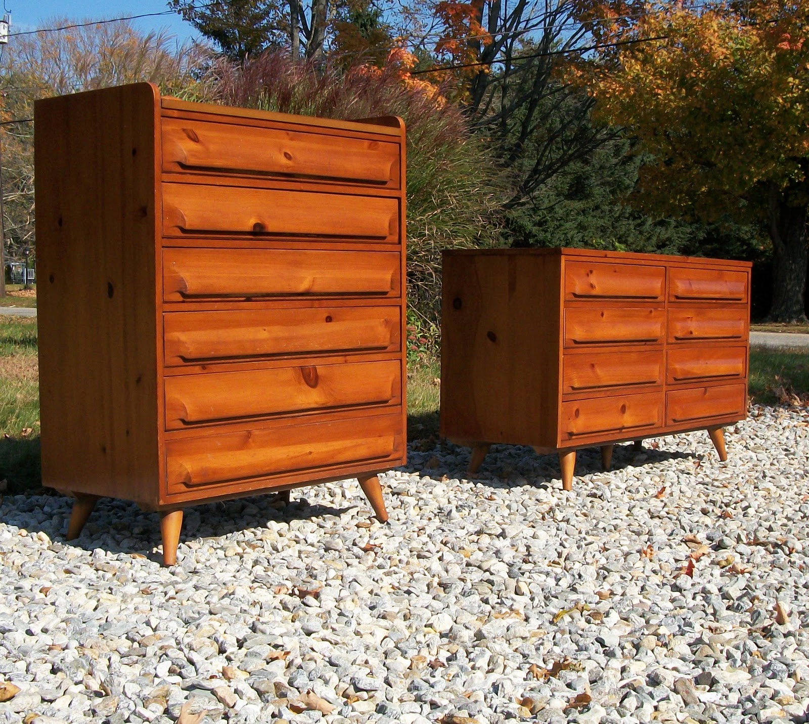 mobiledanish: Mid Century 2 Twin Bedroom Set - 675