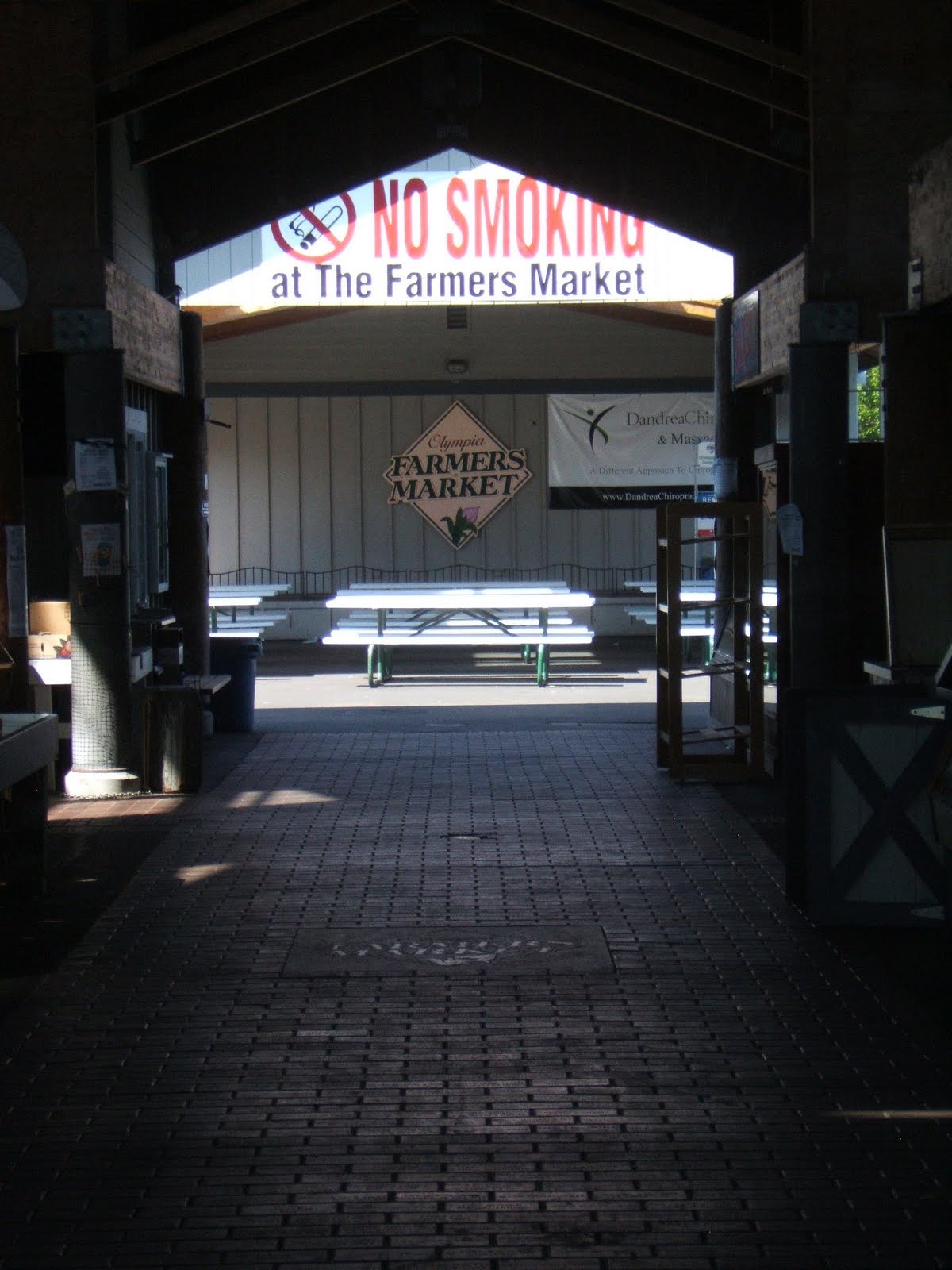 Matthew's Washington Trip Olympia Farmers Market after hours