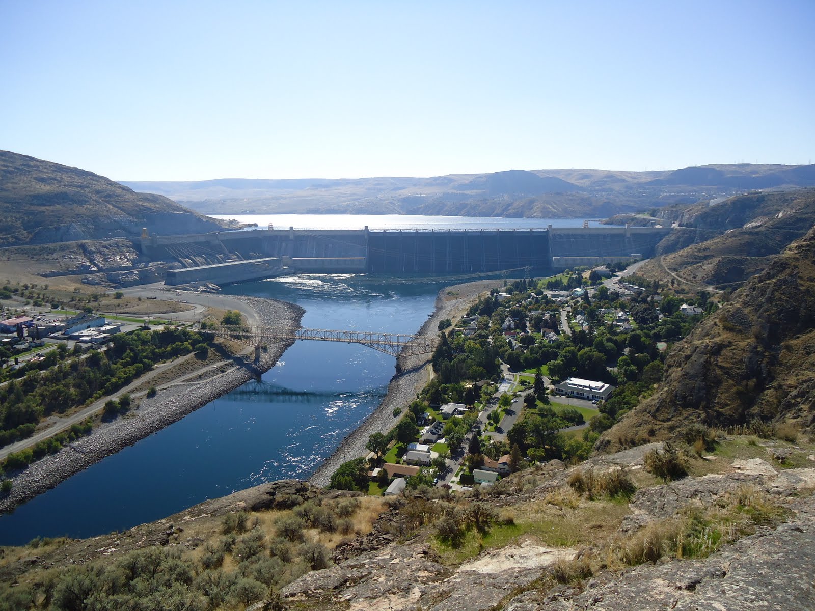 Matthew's Washington Trip Grand Coulee Dam from Crown Point Vista