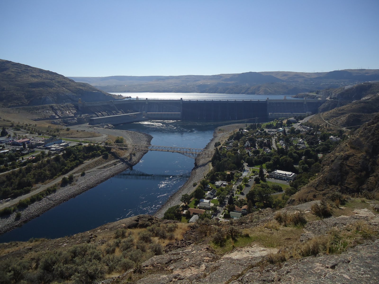Matthew's Washington Trip Grand Coulee Dam from Crown Point Vista