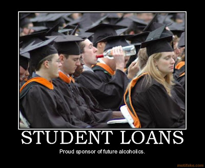 Student Loans Demotivational Poster