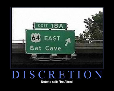 Discretion Demotivational Poster