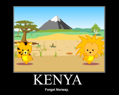 Kenya Demotivational Poster