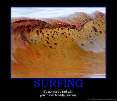 Surfing Demotivational Poster