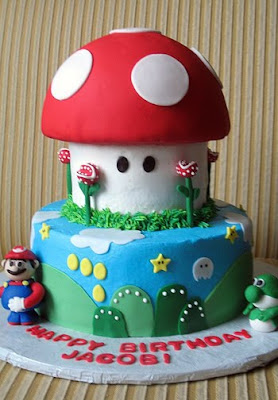 Pasteles de Super Mario Bros para cumpleaños