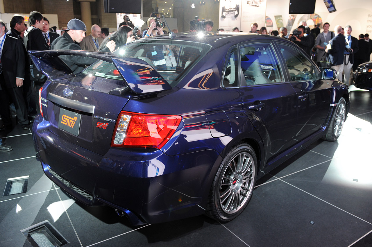 Garage Car: 2011 Subaru WRX STI sedan has wing and live pics 2010 New York