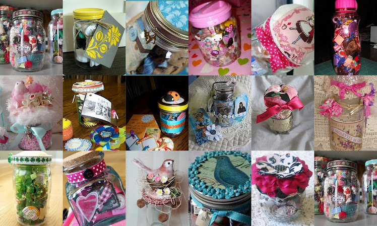 Whimsey Jars-A Collage