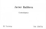 Tarjeta Javier